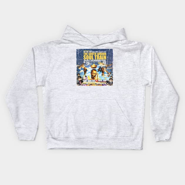 POSTER TOUR - SOUL TRAIN THE SOUTH LONDON 21 Kids Hoodie by Promags99